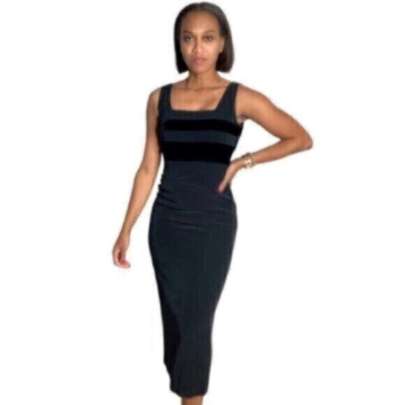 Vintage Dresses & Skirts - Jones New York Vintage Fitted Maxi Evening Gown Dress